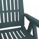 Atlošiamos sodo kėdės, 2vnt., žalios spalvos, PP