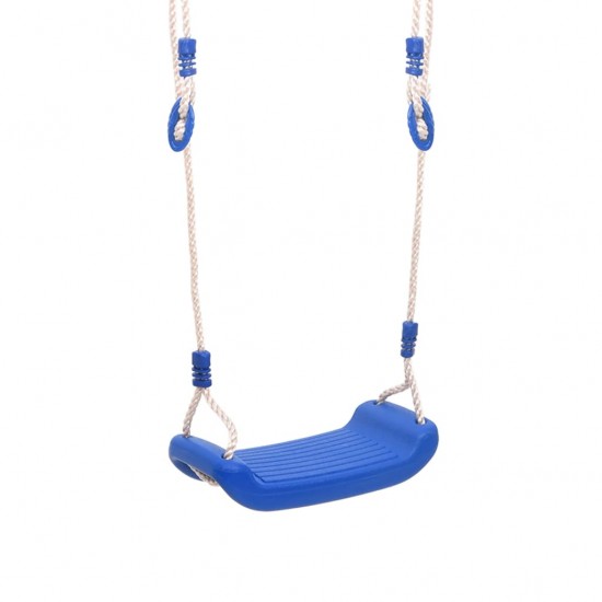 Sūpynės su virvėmis, 2vnt., mėlynos, 37x15cm, polietilenas