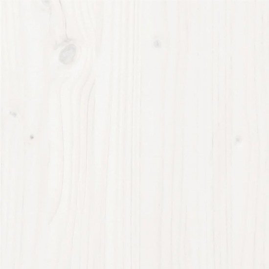 Lovos rėmas, baltos spalvos, 140x200cm, pušies medienos masyvas