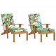 Terasos kėdės pagalvėlės, 2vnt., spalvotos, oksfordo audinys