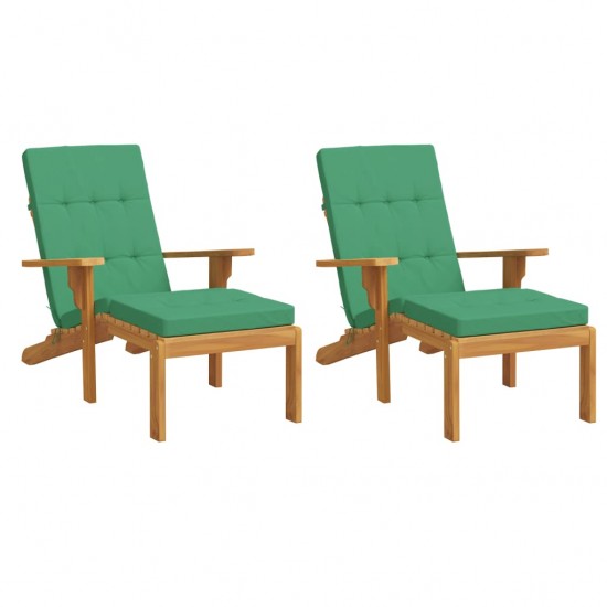 Terasos kėdės pagalvėlės, 2vnt., žalios, oksfordo audinys