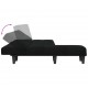 L formos sofa-lova, juodos spalvos, 255x140x70cm, audinys