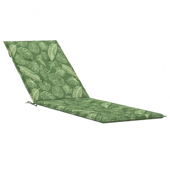 Terasos kėdės pagalvėlė, oksfordo audinys, su lapais