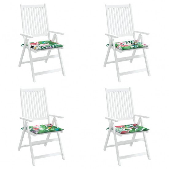 Kėdės pagalvėlės, 4vnt., įvairių spalvų, 50x50x3cm, audinys