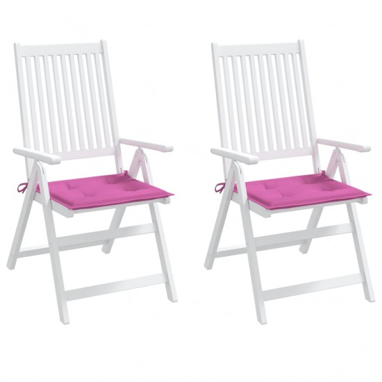 Kėdės pagalvėlės, 2vnt., rožinės spalvos, 50x50x3cm, audinys