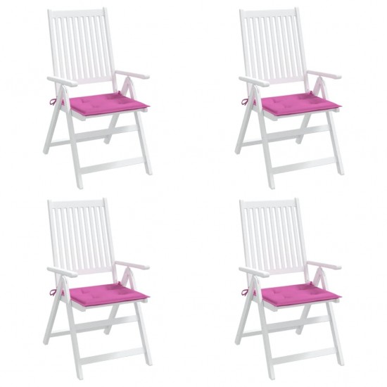 Kėdės pagalvėlės, 4vnt., rožinės spalvos, 50x50x3cm, audinys