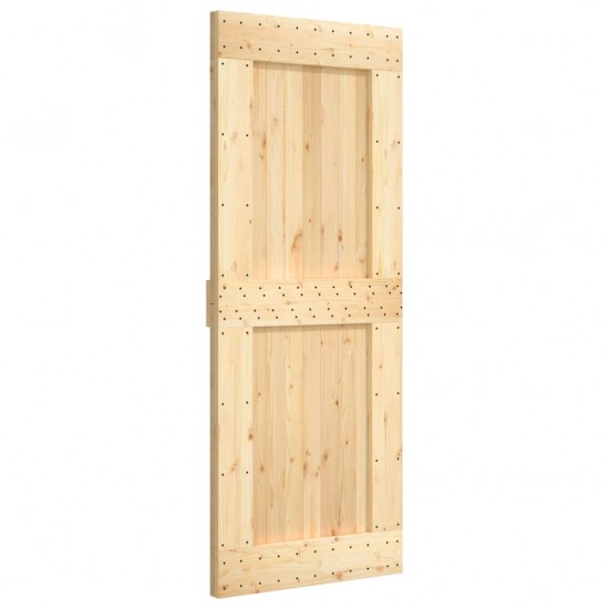 Durys, 90x210cm, pušies medienos masyvas