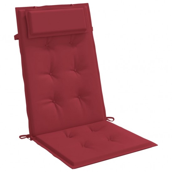 Kėdės pagalvėlės, 4vnt., raudonojo vyno, oksfordo audinys