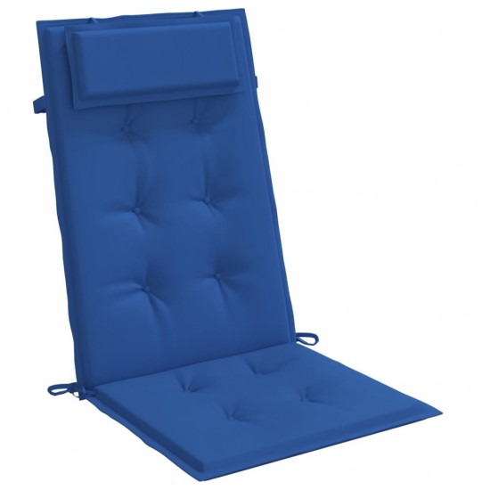 Kėdės pagalvėlės, 4vnt., karališkos mėlynos, oksfordo audinys
