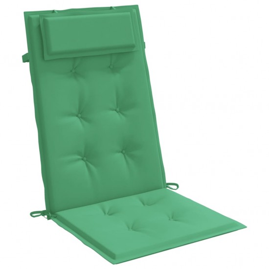 Kėdės pagalvėlės, 4vnt., žalios spalvos, oksfordo audinys