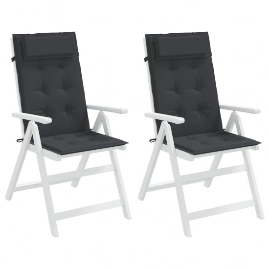 Kėdės pagalvėlės, 2vnt., juodos spalvos, oksfordo audinys