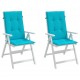 Kėdės pagalvėlės, 2vnt., turkio spalvos, audinys