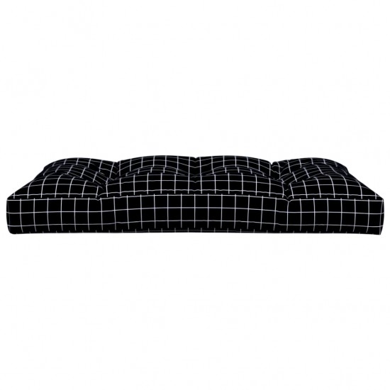 Paletės pagalvėlė, 120x80x12cm, audinys, su juodais langeliais