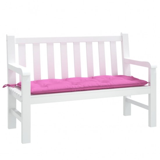 Sodo suoliuko pagalvėlė, rožinės spalvos, 120x50x7cm, audinys