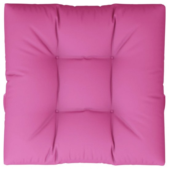 Paletės pagalvėlė, rožinės spalvos, 80x80x12cm, audinys