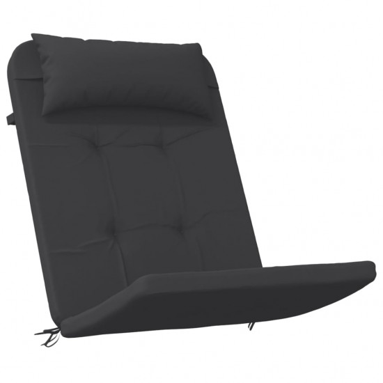 Adirondack kėdės pagalvėlės, 2vnt., juodos, oksfordo audinys