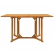 Sulankstomas sodo stalas, 150x90x75cm, tikmedžio masyvas