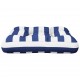 Paletės pagalvėlė, mėlyna/balta, 60x60x12cm, audinys, dryžuota