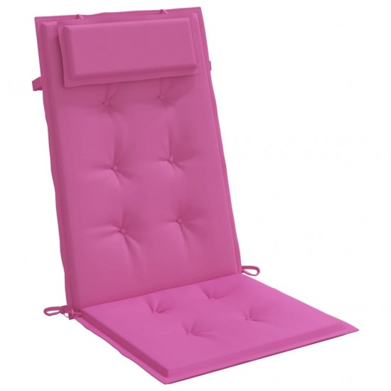Kėdės pagalvėlės, 4vnt., rožinės spalvos, oksfordo audinys