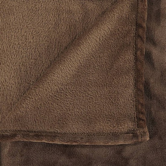 Apklotas, kakavos rudas, 130x170cm, poliesteris