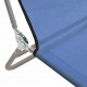 Sulankstomi saulės gultai, 2vnt., mėlyni, tekstilenas/plienas
