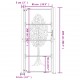 Sodo vartai, 105x205cm, corten plienas, medžio dizaino