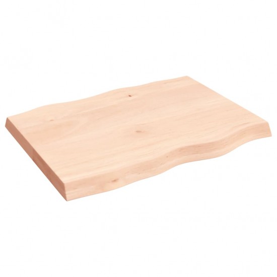 Rašomojo stalo stalviršis, 80x60x6cm, ąžuolo medienos masyvas