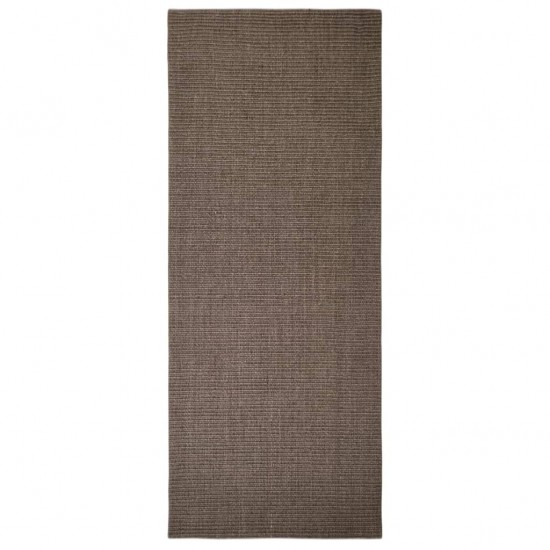 Sizalio kilimėlis draskymo stulpui, rudos spalvos, 80x200cm