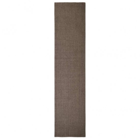 Sizalio kilimėlis draskymo stulpui, rudos spalvos, 80x350cm