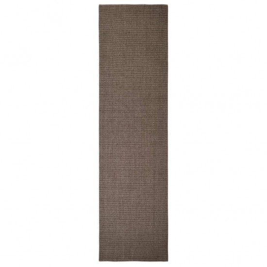 Sizalio kilimėlis draskymo stulpui, rudos spalvos, 80x300cm