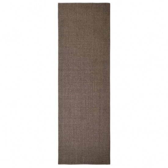 Sizalio kilimėlis draskymo stulpui, rudos spalvos, 80x250cm