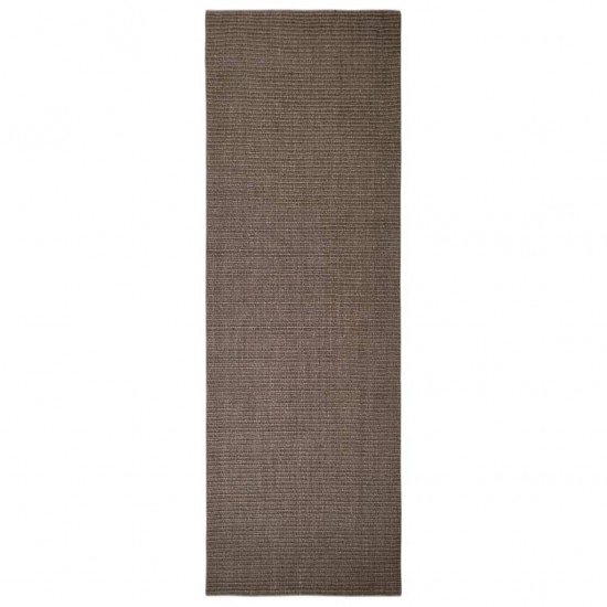Sizalio kilimėlis draskymo stulpui, rudos spalvos, 66x200cm