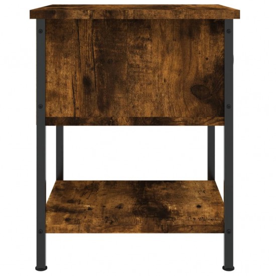 Naktinis staliukas, dūminio ąžuolo, 34x35,5x45cm, mediena