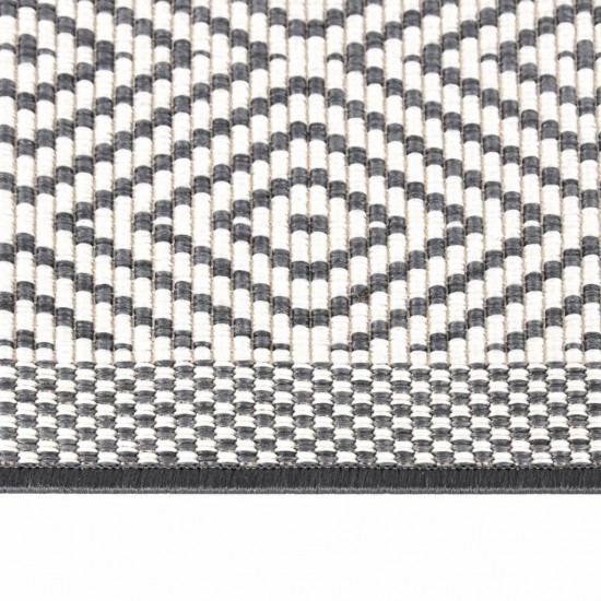 Lauko kilimėlis, pilkos ir baltos spalvos, 80x150cm