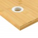 Rašomojo stalo stalviršis, 100x60x2,5cm, bambukas