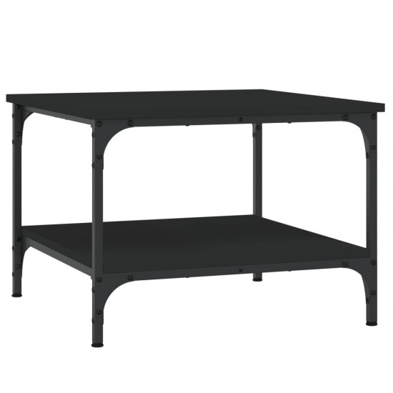 Kavos staliukas, juodos spalvos, 55x55x40cm, apdirbta mediena