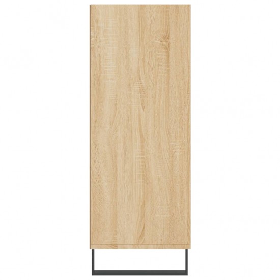 Spintelė su lentynomis, sonoma ąžuolo, 69,5x32,5x90cm, mediena