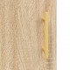 Komoda, sonoma ąžuolo spalvos, 69,5x31x115cm, apdirbta mediena
