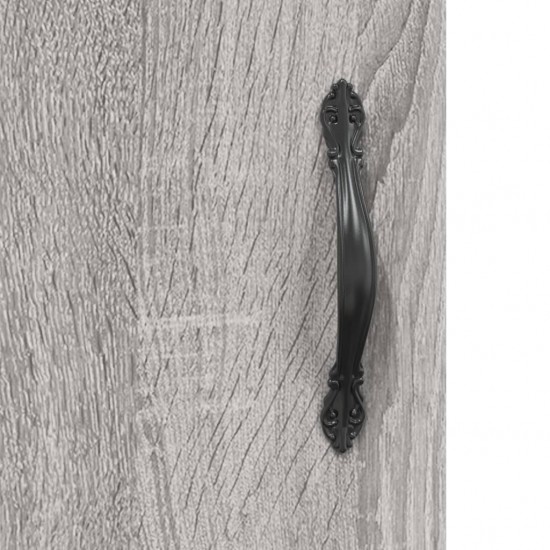 Komoda, pilkos ąžuolo spalvos, 69,5x31x115cm, apdirbta mediena