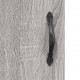 Komoda, pilkos ąžuolo spalvos, 69,5x31x115cm, apdirbta mediena