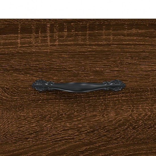 Komoda, rudos ąžuolo spalvos, 69,5x31x115cm, apdirbta mediena