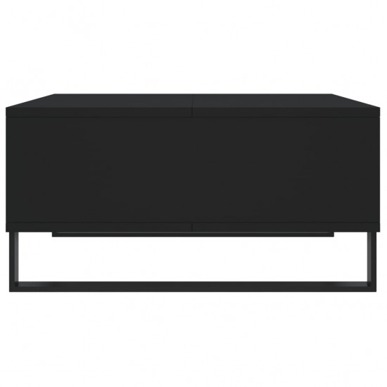 Kavos staliukas, juodos spalvos, 60x60x30cm, apdirbta mediena