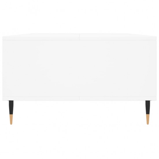 Kavos staliukas, baltos spalvos, 104x60x35cm, apdirbta mediena