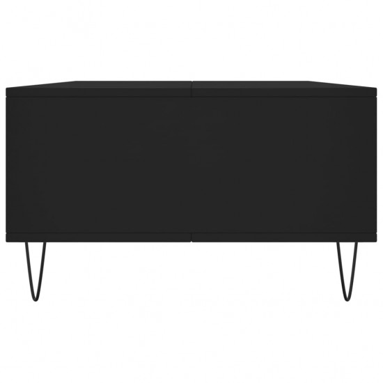 Kavos staliukas, juodos spalvos, 104x60x35cm, apdirbta mediena