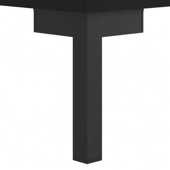 Kavos staliukas, juodos spalvos, 90x50x40cm, apdirbta mediena
