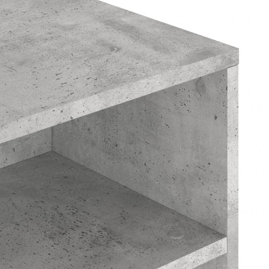 Kavos staliukas, betono pilkas, 90x55x42,5cm, apdirbta mediena