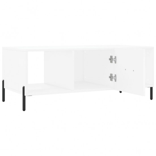 Kavos staliukas, baltos spalvos, 102x50x40cm, apdirbta mediena