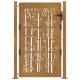Sodo vartai, 105x130cm, corten plienas, bambuko dizaino