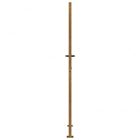 Sodo vartai, 105x205cm, corten plienas, bambuko dizaino