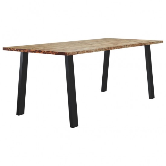 Valgomojo stalas, 200x90x75cm, akacijos medienos masyvas